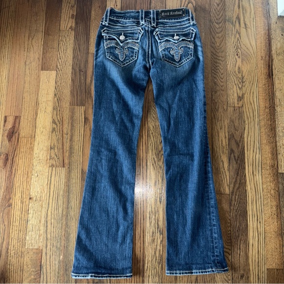 Rock Revival Women’s Denim Debbie Straight Designed in USA 98%Cotton Size 26 - Picture 7 of 15